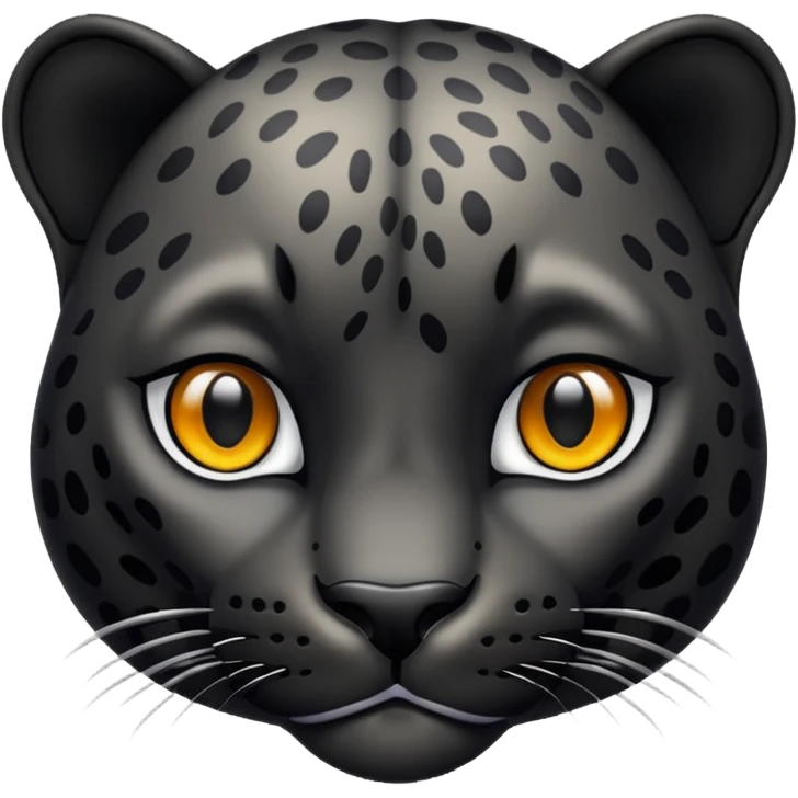 black leopard emoji