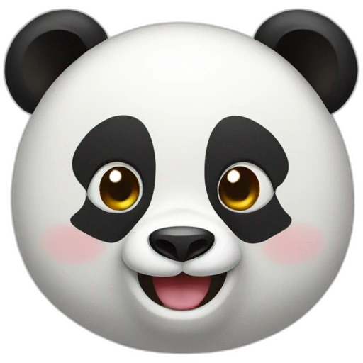 Happy panda emoji