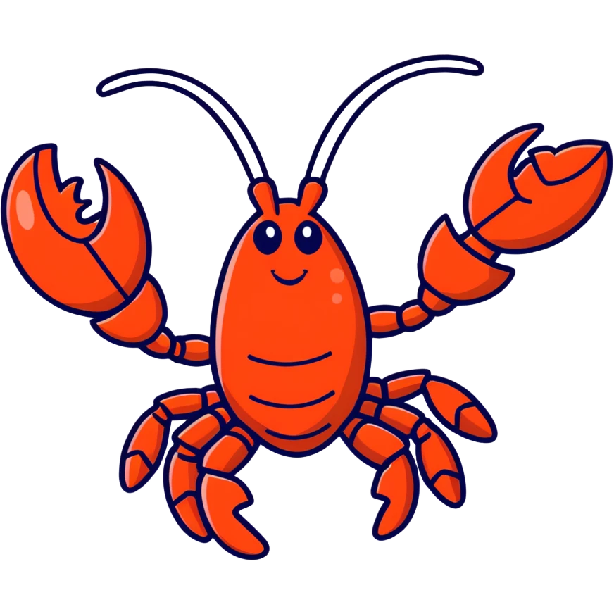 Larry the Lobster from Spongebob the tv show emoji