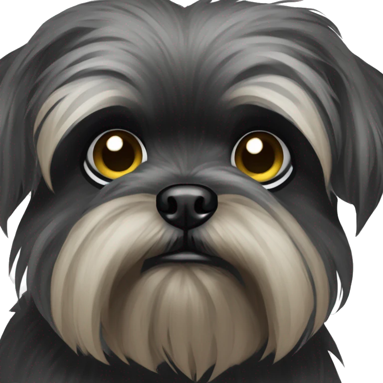 Sad affenpinscher   emoji