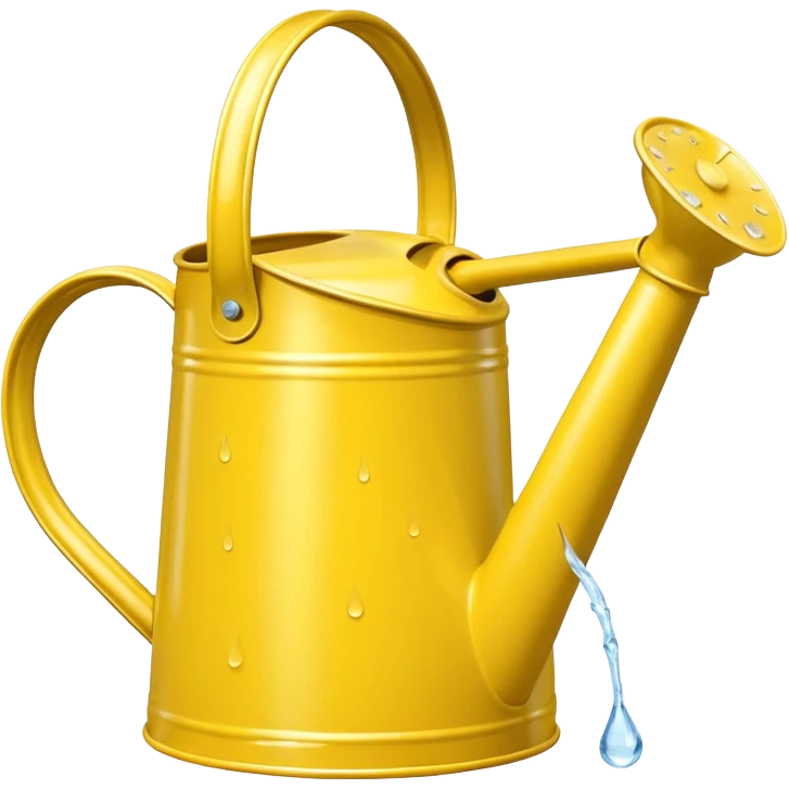 Yellow garden watering can emoji