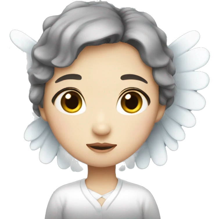 korean girl angel emoji