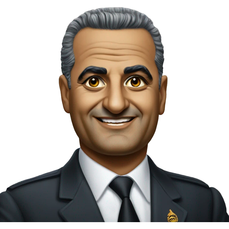 Gamal Abdel Nasser photorealistic emoji