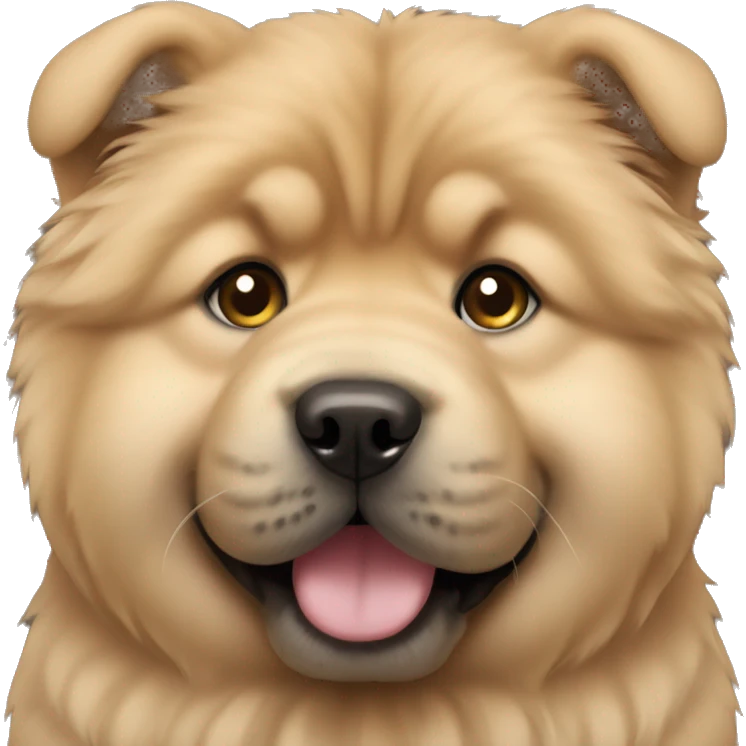chow chow puppy emoji