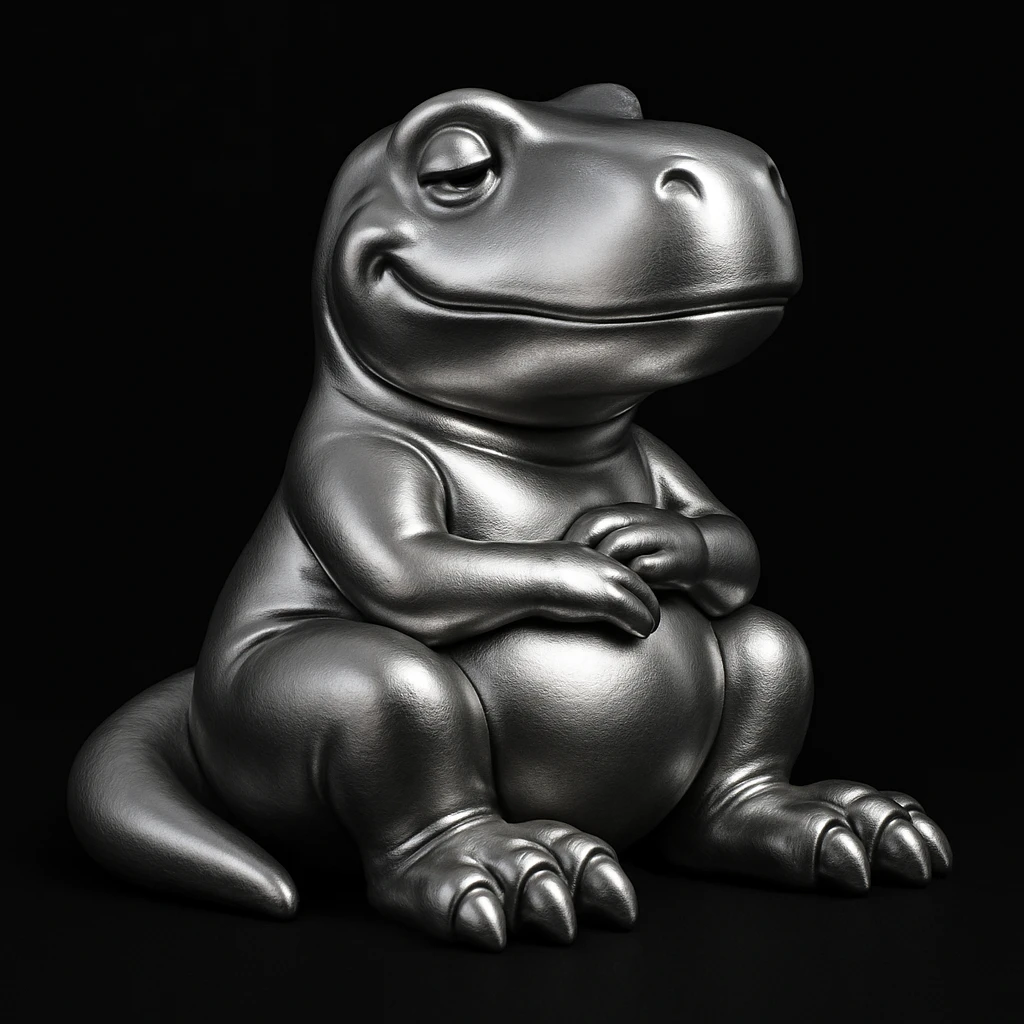 T-Rex chillin emoji