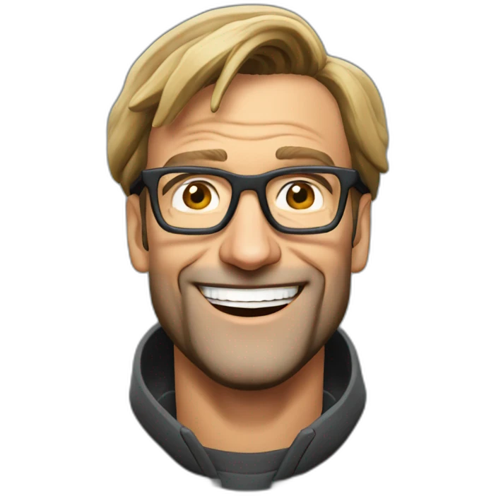 Jurgen Klopp celebrating emoji