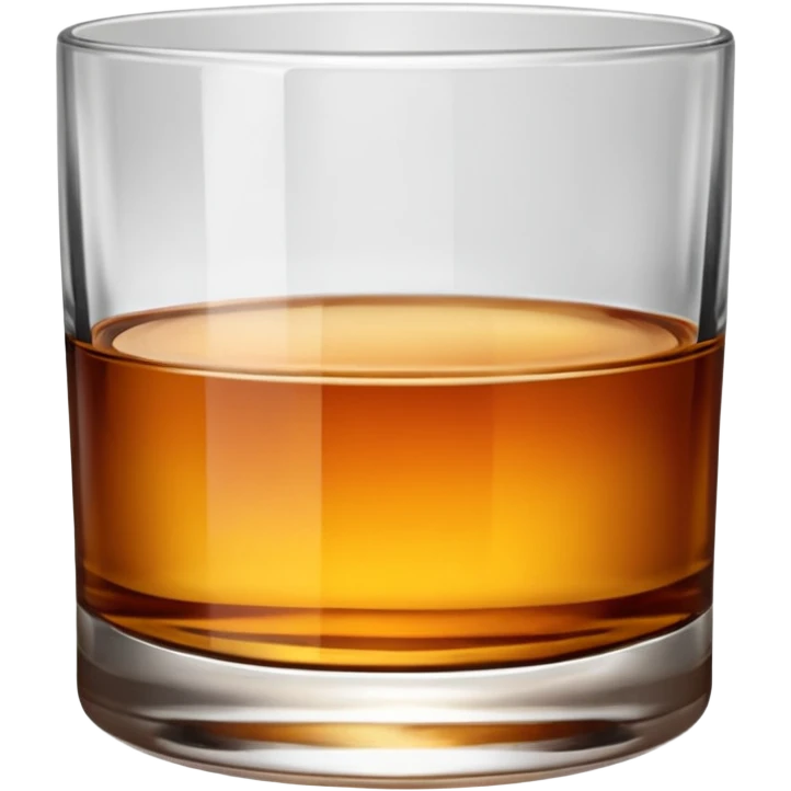 glass of whiskey, no splashes emoji