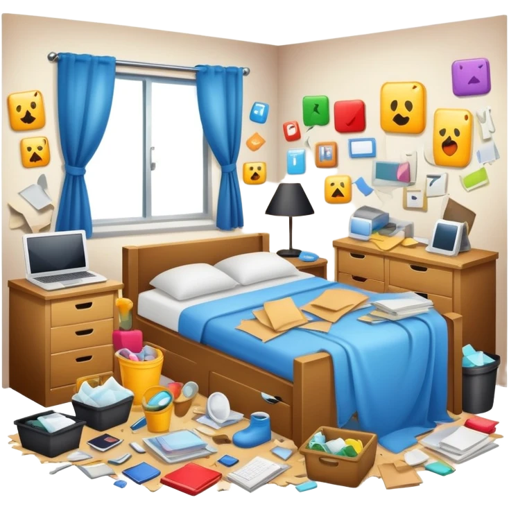 Dirty room emoji