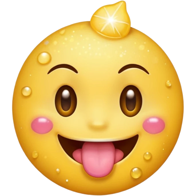 hungry emoji with sparkles emoji