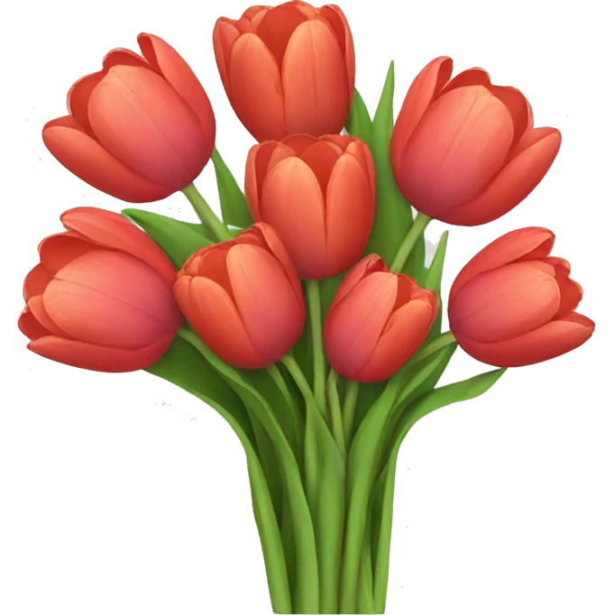 Bouquet of tulips emoji