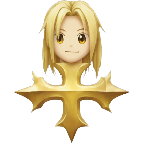 Symbole fullmetal alchemist croix  emoji