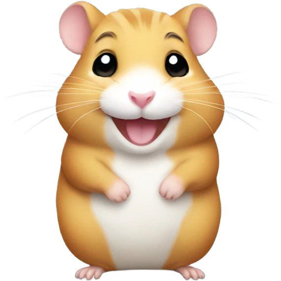 Hamster smiling emoji