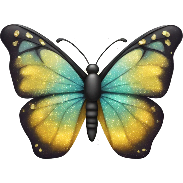 Butterfy with gliter emoji