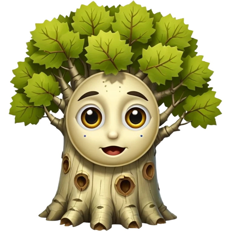 aspen tree eyes winking emoji