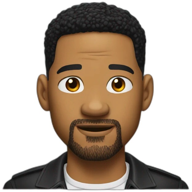 Will smith pointed back view emoji