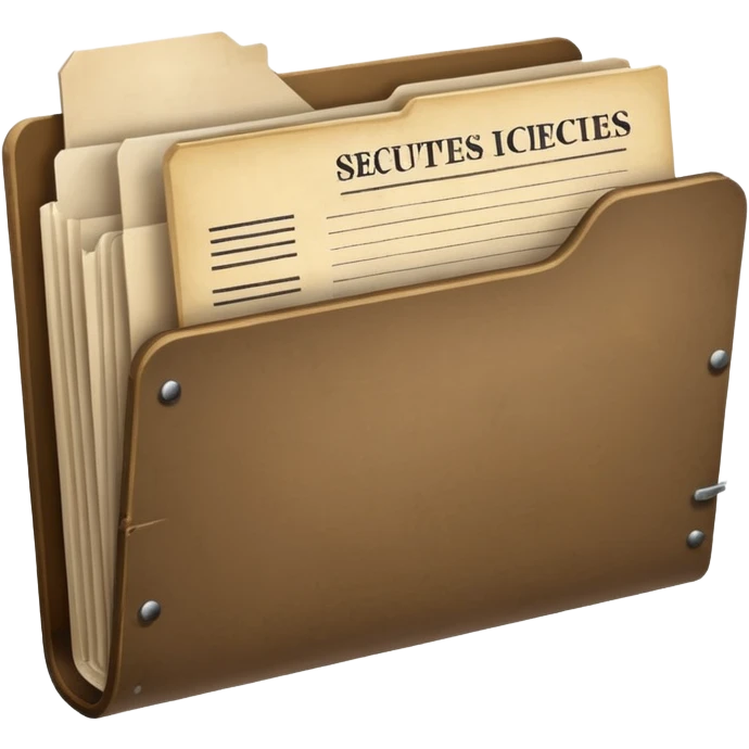 Securities in a folder emoji