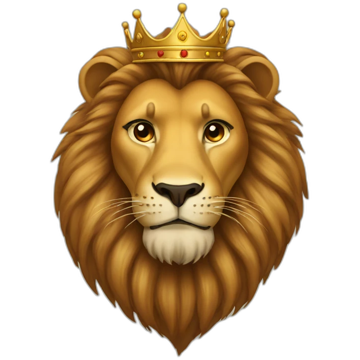 King lion emoji