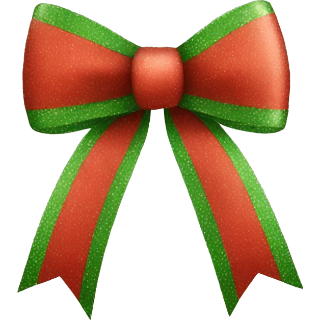 christmas bow emoji