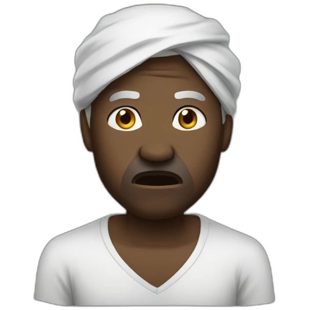 sudanese angry man emoji