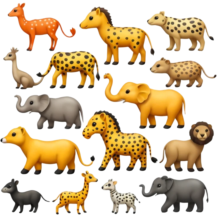 spotted animals emoji