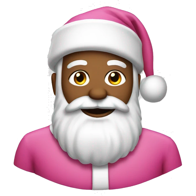pink santa  emoji