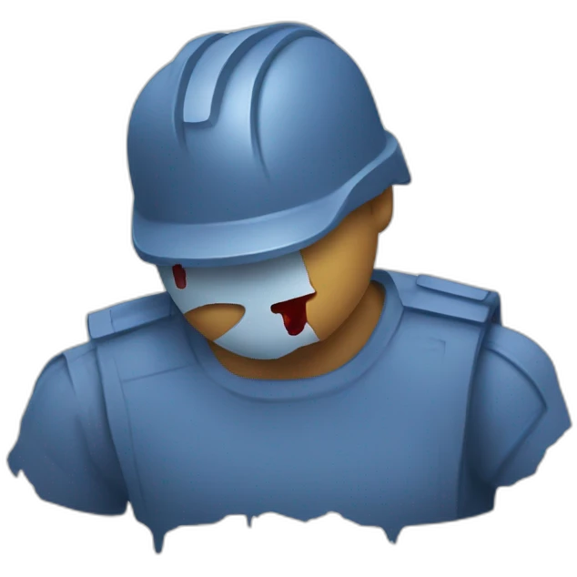 bloodied blueprint emoji