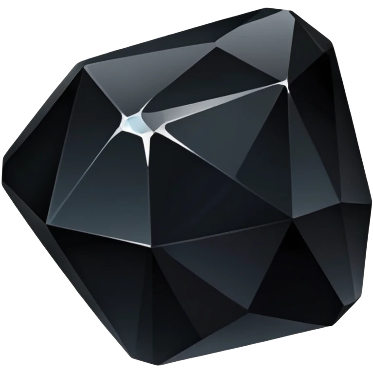 goth black crystal emoji