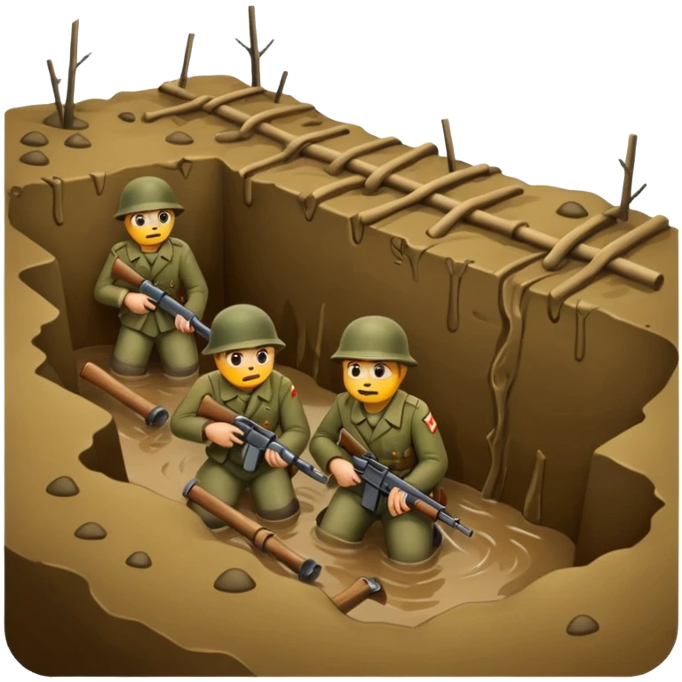 military ditches emoji