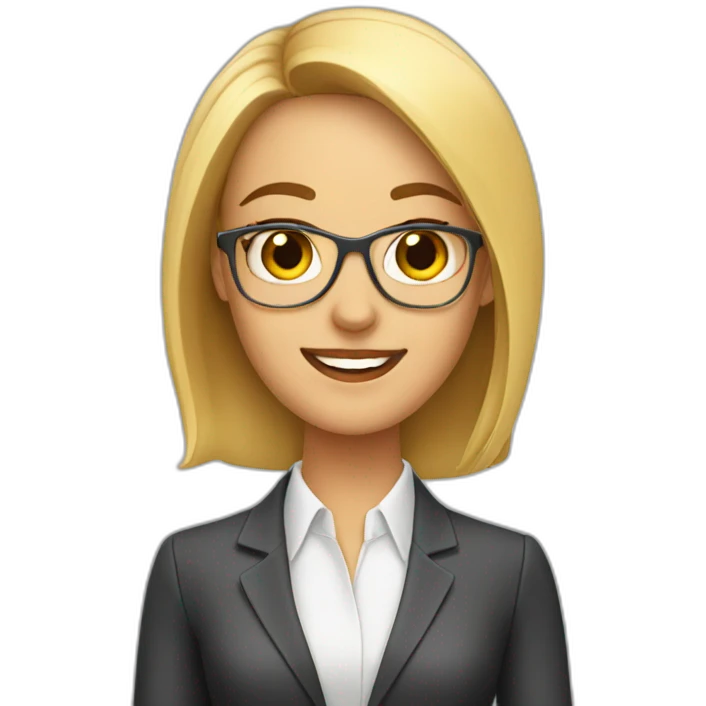 female real estate agent emoji