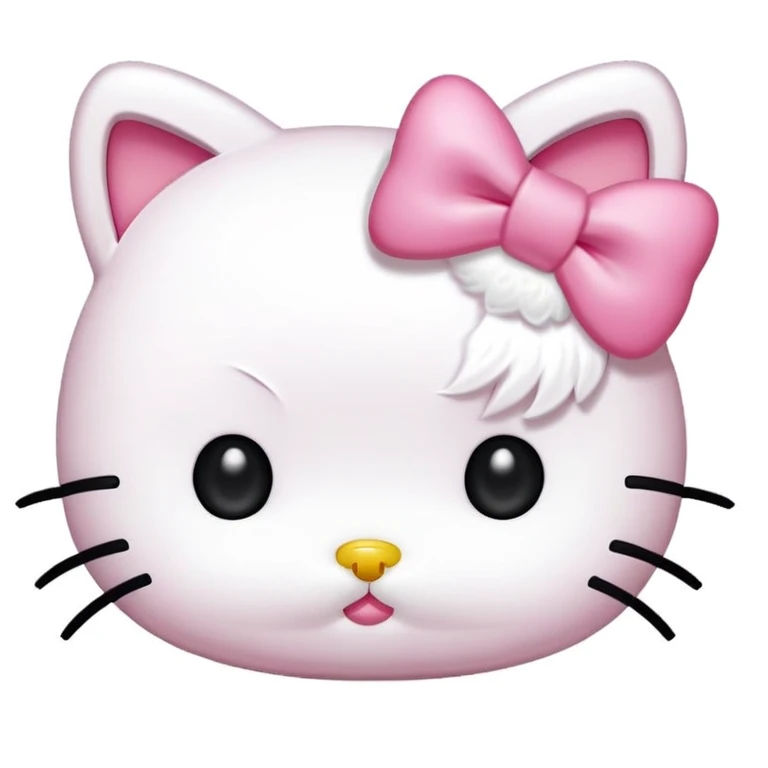 Hello kitty side eye emoji