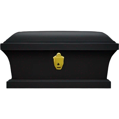 black coffin emoji