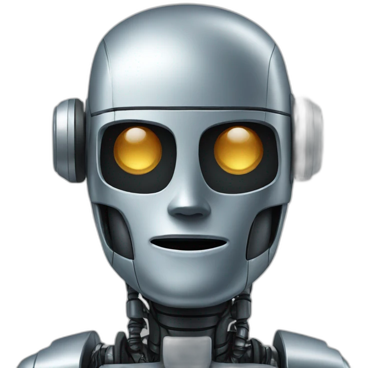A robot emoji