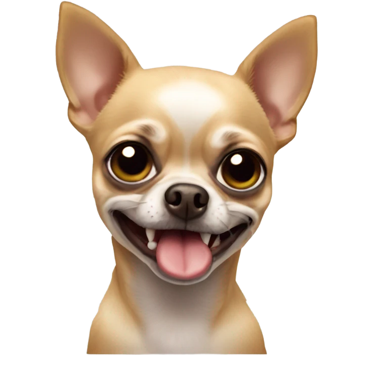 Ugly dirty small chihuahua  emoji