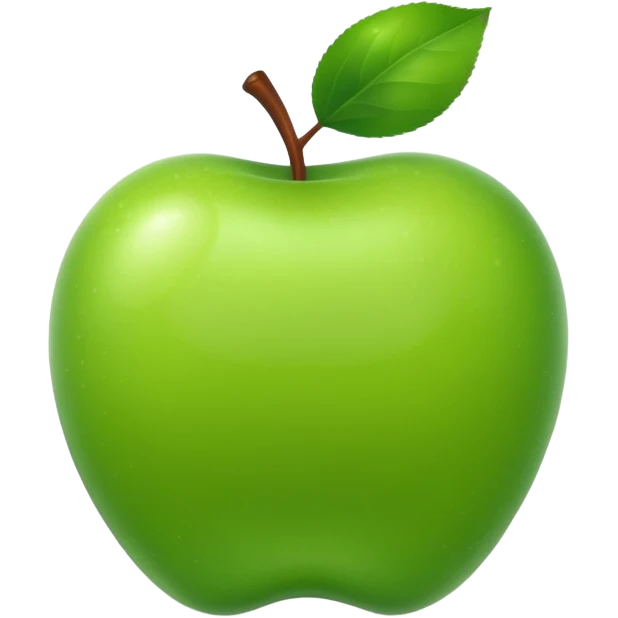 green apple emoji