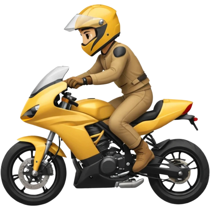 Guy on Sportbike doing a wheelie  emoji