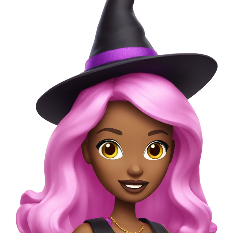 Barbie witch emoji