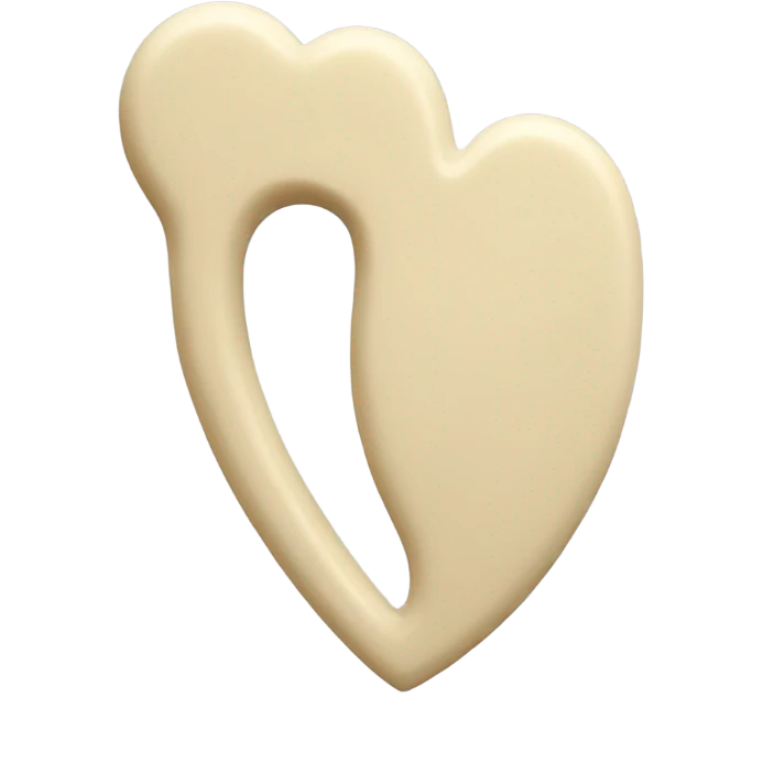 heart shaped gua sha massager emoji