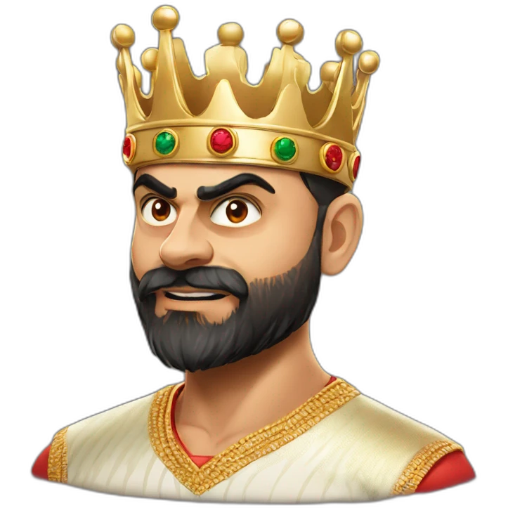 Virat Kohli - crown emoji