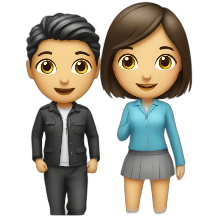 Planner with girl emoji