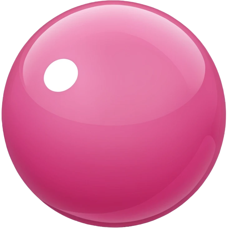 pink plastic ball emoji