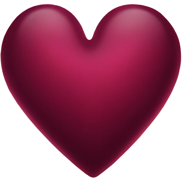 Burgundy fiery heart emoji