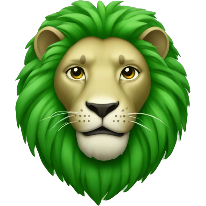 Green lion emoji