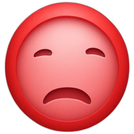 1 red block emoji