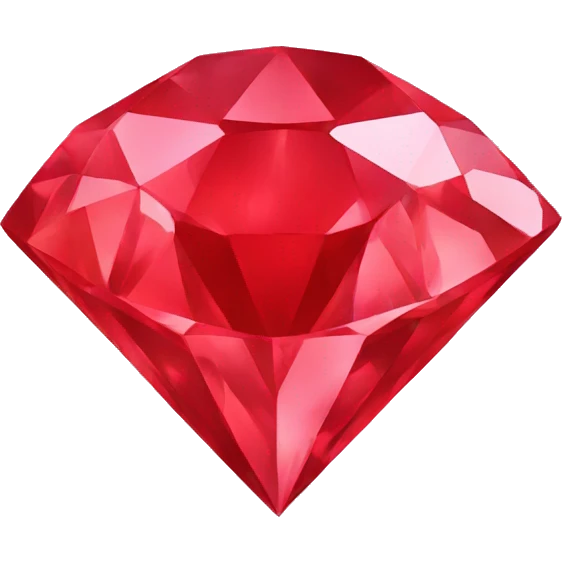 Red diamond emoji