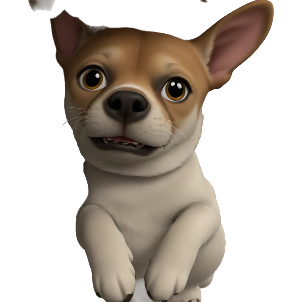realistic animal indoors focus emoji