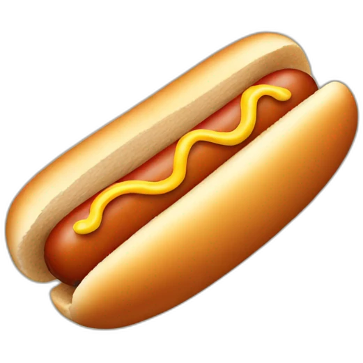 Hot dog  emoji
