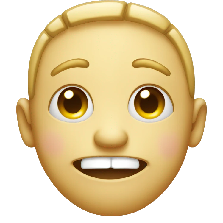smiley with acne emoji
