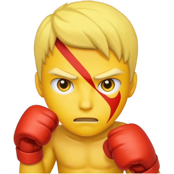 fight, yellow skin emoji