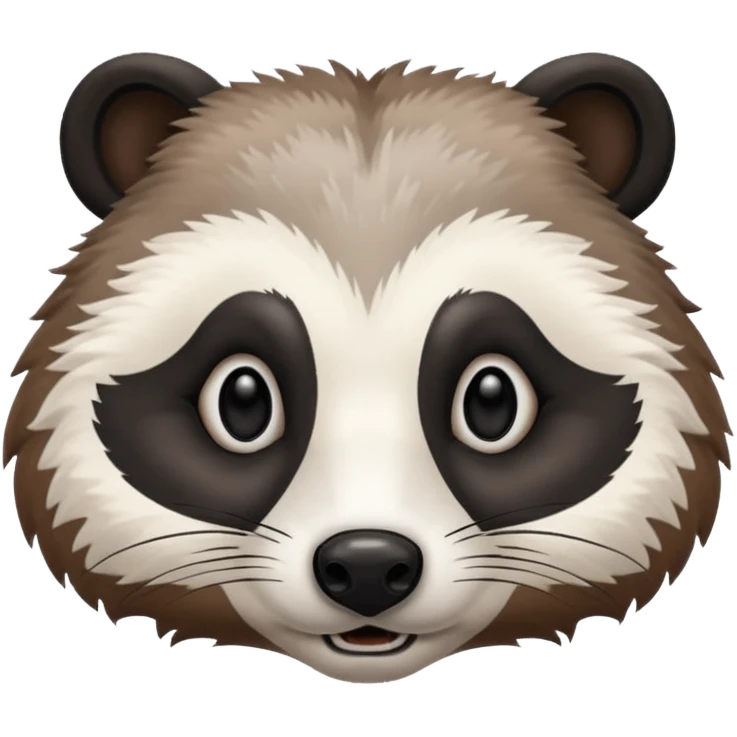 A sweet badger emoji