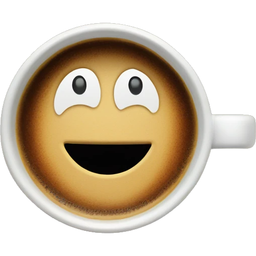 Coffee cup says Luke’s  emoji